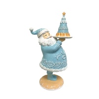 Gingerbread Santa in Blue