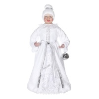 Mrs Claus Pretty in White - 80cm