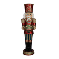 Nutcracker with Train Animated 1.5m