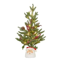 Santa Table Top Tree LED 55cmH