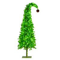 Green Tree with Lights 6Ft