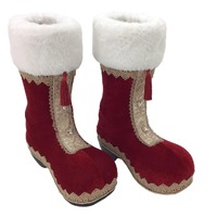 Red Gold Boots