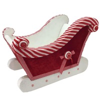 Red White Sleigh Large