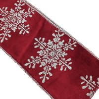 Red Snowflake Ribbon