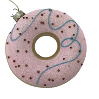 Pink Blue Drizzle Donut