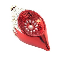Red Vintage Long Drop Hanging Orn