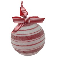 Red Candy Ball Hanging Orn