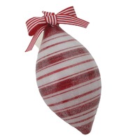 Red Candy Long Drop Hanging Orn