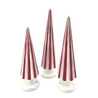 Lge Red White Table Topper