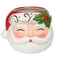 Santa Flower Pot