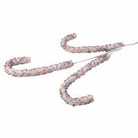 3 Pink Candy Canes