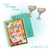 Margaritaville Glasses Earrings