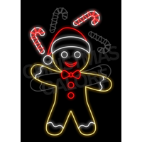 Juggling Gingerbread Motiff