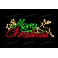 Merry Christmas with Reindeer - In Stock NOW!