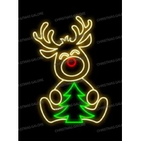 Reindeer with Tree - In Stock NOW!