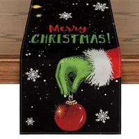 Black and Gold Table Runner