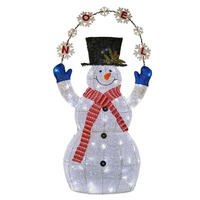 LED Outdoor Snowman 120cmH