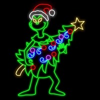 Grinch Stealing Tree 150cm