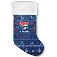 NRL Knights Xmas Stocking