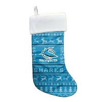 NRL Sharks Xmas Stocking