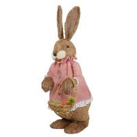 Ali Rabbit with Basket 30x75cm Pink