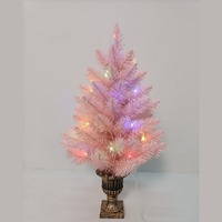 Christmas Tree w/Multi Function Lights Pretty in Pink