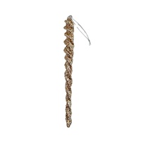 22cm Gold Icicle Hanging