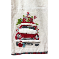 Santa's Car Table Runner