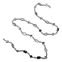 Silver Acrylic Garland 154cm