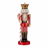 30cmH Red Candy Nutcracker