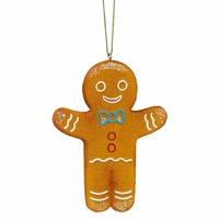 11cmH Gingerbread Man Deco