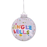 Bauble Jingle Bell Print filled Snowballs