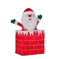 Santa Popping out of a Chimney!