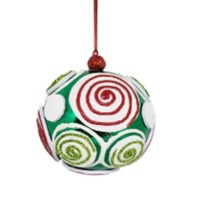 100mm. Ball Green &amp; Red..