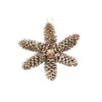 8&quot; Pinecone Snowflake