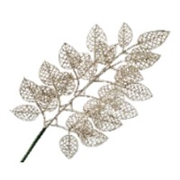 24&quot; Leaf Spray Champagne