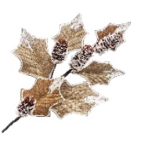 20&quot; Leaf &amp; Pine Cone Spray