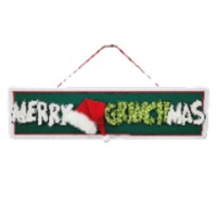 54 x 15cm. Merry Grinchmas Sign