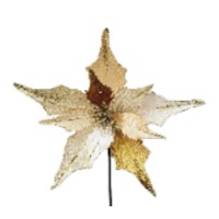 13&quot; Poinsettia Cream