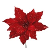 13&quot; Poinsettia Red
