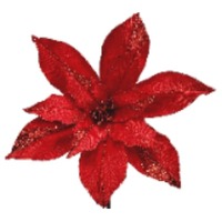 17&quot; Poinsettia Red
