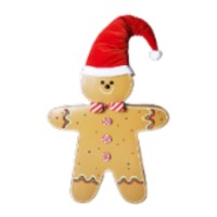 15&quot;x2.5&quot;x25&quot; Gingerbread Man
