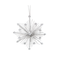 5&quot; Snowflake Champagne/Silver