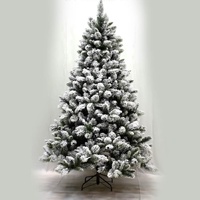 SO710009 (240cm) 8&#39; Flocked mixed Pine 1125 Tips Hooked
