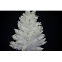 90 CM  TREE WHITE  ALASKAN  PINE  WITH  SILVER  GLITTER PLASTIC  STAND 69 Tips