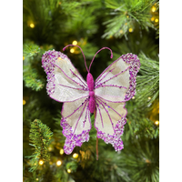 7' Butterfly with Glitter Edging 