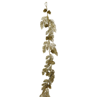 150cm Leaf Garland Gold