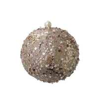 120mm Glitter Ball Champagne
