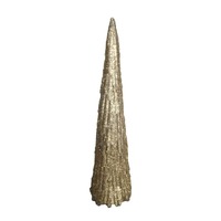 Cone tree,Champagne w.glitters 14x50cm