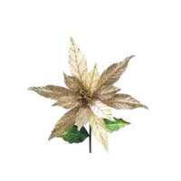 10&quot; POINSETTIA SINGLE STEM BLUE